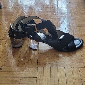 MICHAEL KORS Maribella Sandals With Lucite Heels 6.5